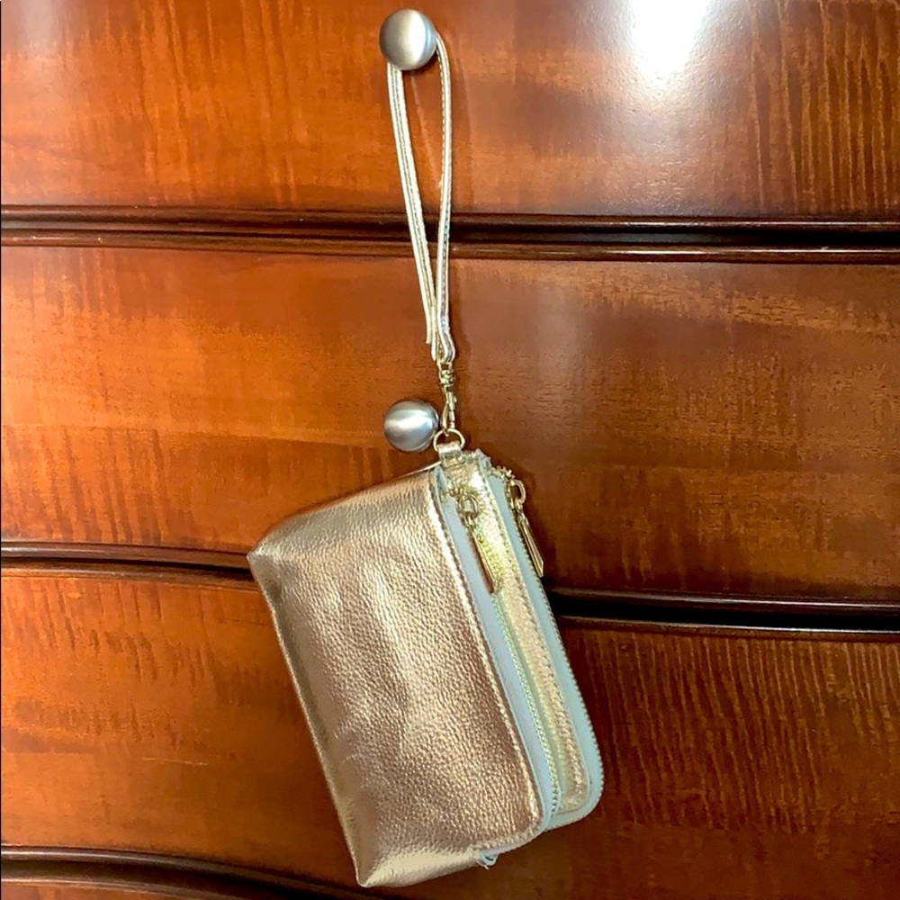 Gold Hand Wristlet